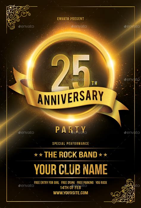 5 Tips For 1 Year Anniversary Flyer Template Design