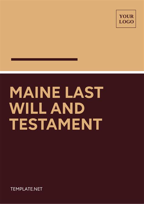 5 Tips For Maine Last Will And Testament Template