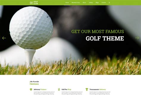 5 Ways To Create A Golf League Website Template