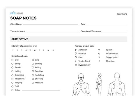 5 Ways To Create A Printable Soap Note Template