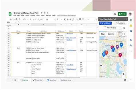 5 Ways To Create A Trip Itinerary With Google Docs