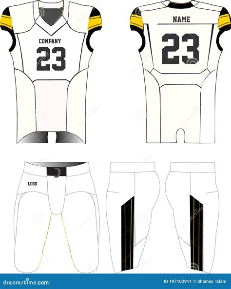 5 Ways To Design American Football Jersey Template