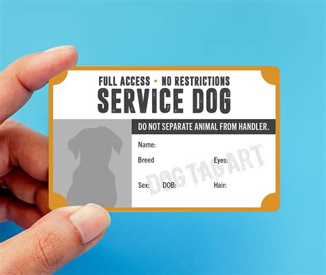 5 Ways To Get A Free Service Dog Id Card