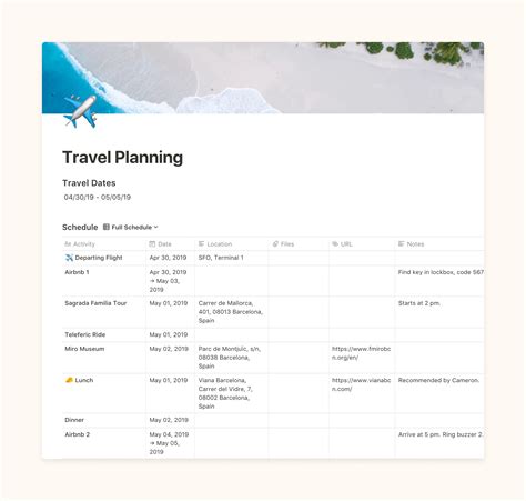 5 Ways To Organize Your Trips With Notion Travel Template