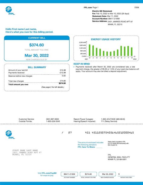 5 Ways To Spot A Fake Fpl Bill Template