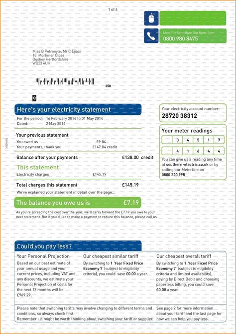 5 Ways To Spot A Fake Utility Bill Template