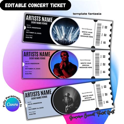 5 Ways To Spot Fake Concert Ticket Templates