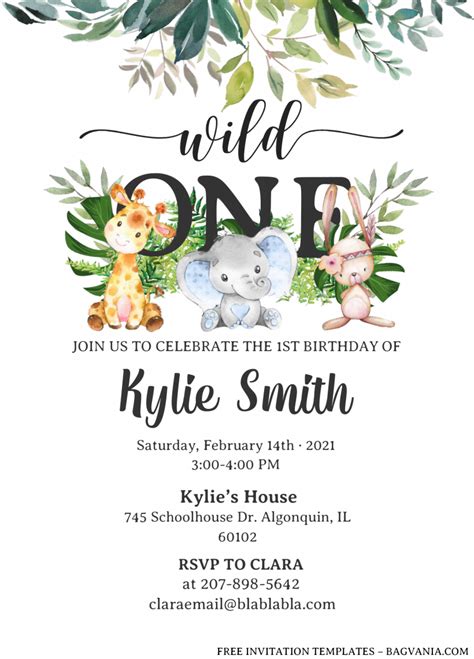 5 Wild One Invitation Templates To Download For Free