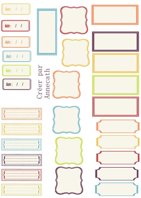 6 Easy Patron Label Templates To Print