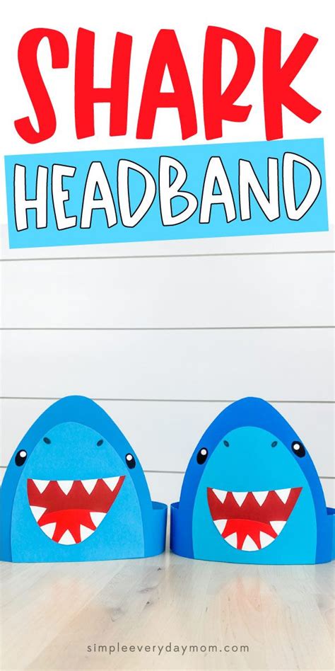 6 Easy Ways To Make A Shark Headband Template