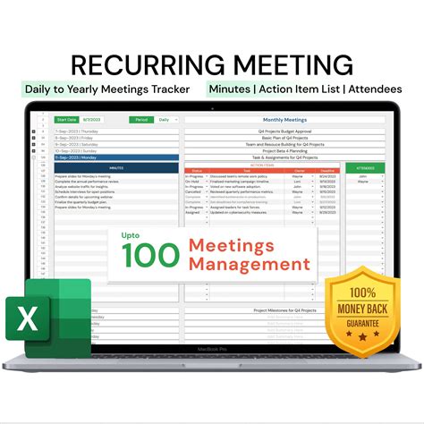 6 Essential Excel Meeting Minutes Templates To Boost Productivity