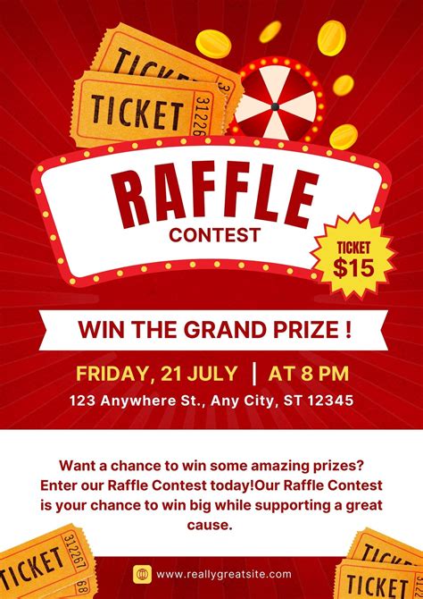 7 Creative Template Raffle Poster Ideas