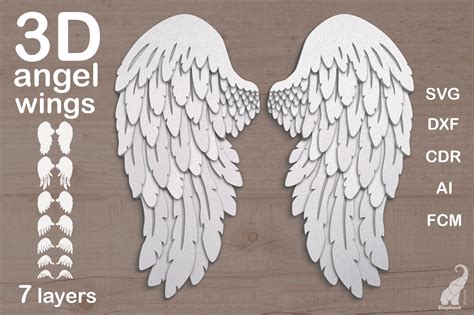 7 Cute Angel Wings Templates To Print