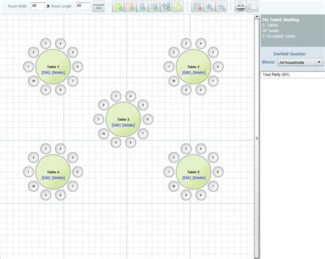 7 Easy Excel Wedding Seating Chart Templates