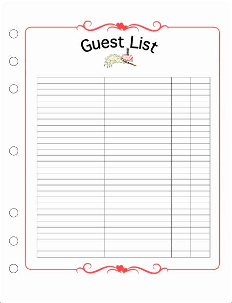 7 Easy Zola Guest List Templates To Simplify Your Planning