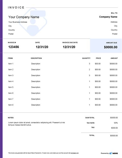 7 Essential Consultant Invoice Templates In Excel