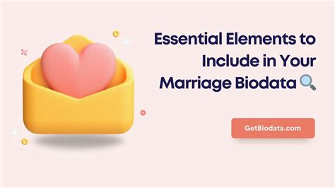 7 Essential Elements For A Marriage Biodata Template