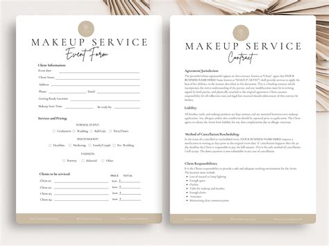 7 Essential Freelance Makeup Artist Contract Templates