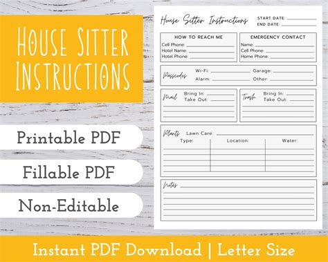 7 Essential House Sitting Instructions To Leave For Sitters