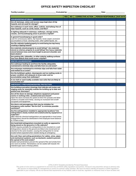 7 Essential Workplace Safety Inspection Checklist Items