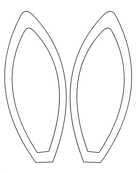 7 Free Bunny Ear Template Downloads