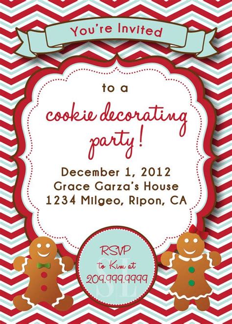 7 Free Cookie Decorating Invitation Templates