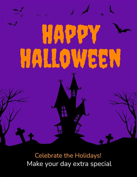 7 Free Halloween Flyer Templates In Word