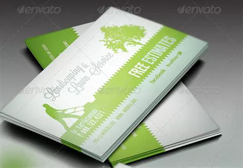 7 Free Landscaping Business Card Templates