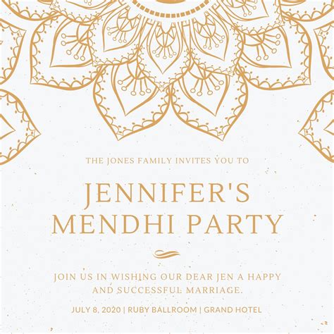 7 Free Mehndi Invitation Templates You Can Use