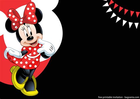 7 Free Minnie Mouse Invitation Templates To Download