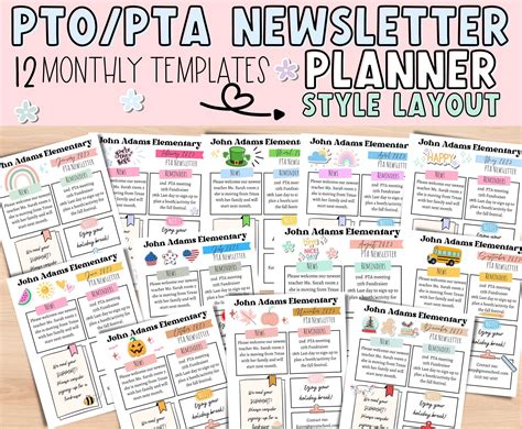 7 Free Pta Newsletter Templates To Save You Time