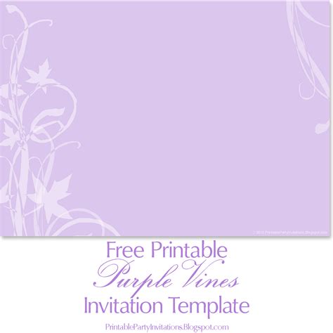 7 Free Purple Invitation Templates You Need