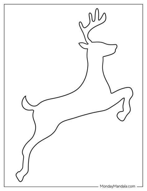 7 Free Reindeer Templates To Print Now