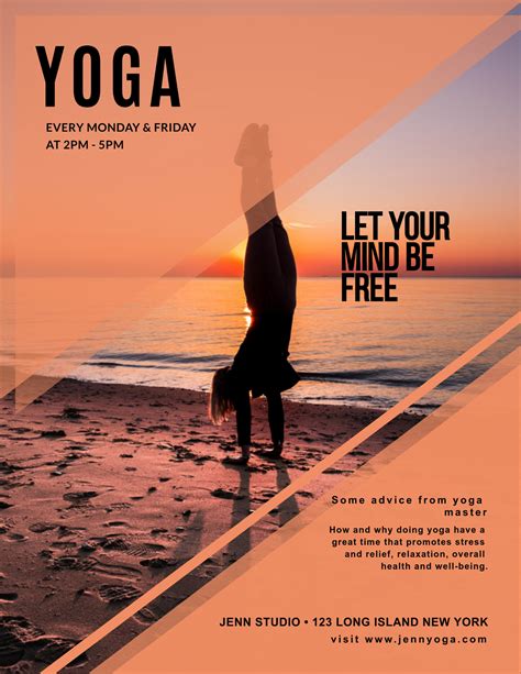 7 Free Yoga Flyer Templates To Download