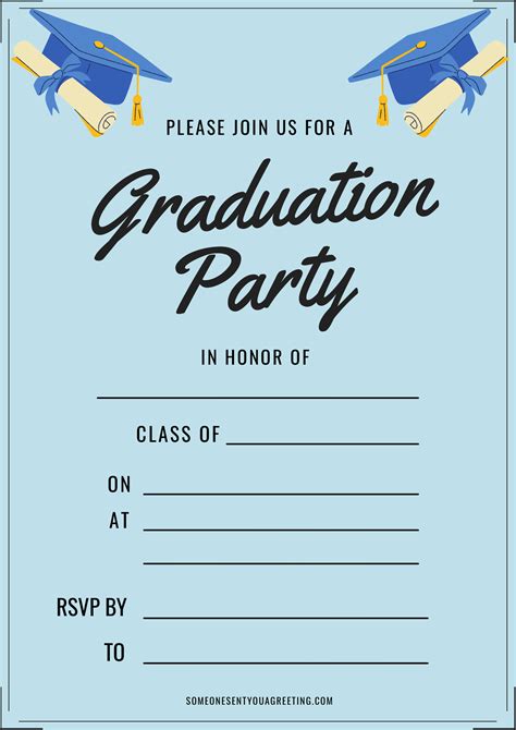 7 Grad Party Invitation Templates Youll Love