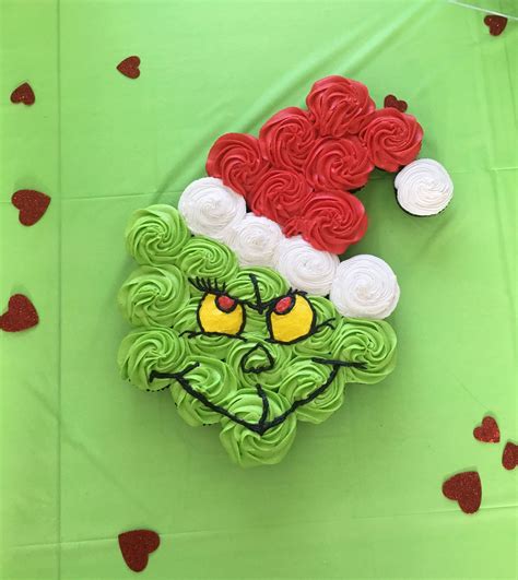 7 Grinch Cupcake Cake Templates To Try