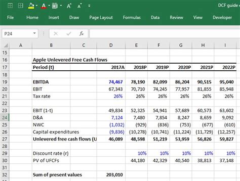 7 Simple Steps To Create Dcf Excel Template