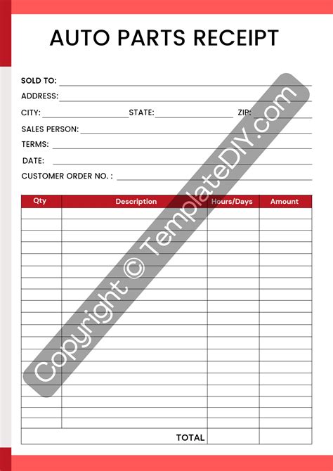 7 Ways To Create Advance Auto Parts Receipt Template