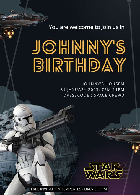 7 Ways To Create Star Wars Birthday Invites