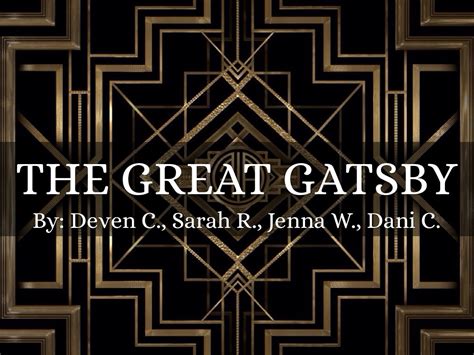 7 Ways To Elevate Your Pitch With Great Gatsby Slide Template