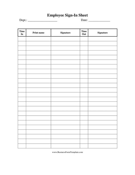 7 Ways To Use Sign Out Sheet Template Excel