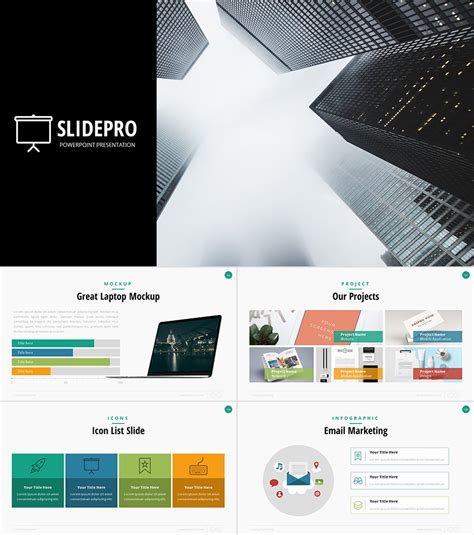 8 Free Professional Ppt Templates For Project Presentation