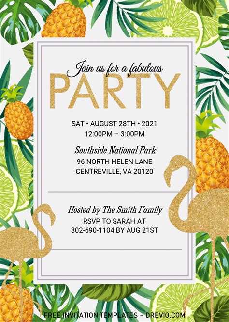 8 Summer Party Invitation Templates Youll Love