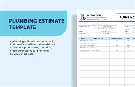 8 Ways To Create A Plumbing Estimate Template For Free