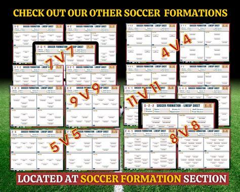 9v9 Soccer Lineup Template Strategies And Examples