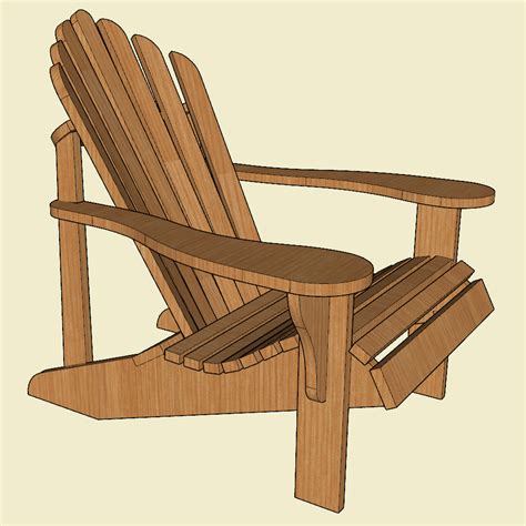 Adirondack Chair Template Printable Designs And Plans