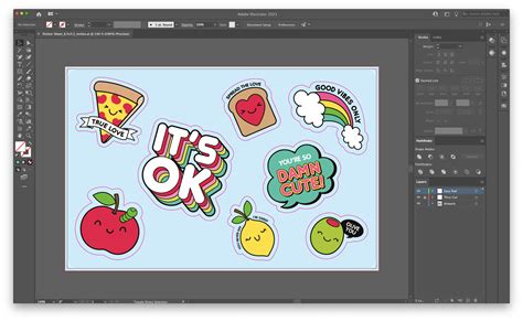 Adobe Illustrator Sticker Template Design Made Easy