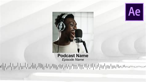 After Effects Podcast Template Design