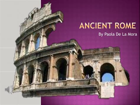 Ancient Rome Slides Template For Historical Presentations