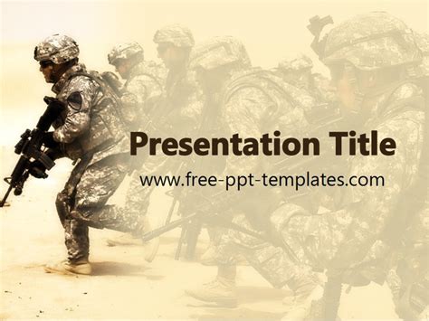 Army Powerpoint Template Free Download Options